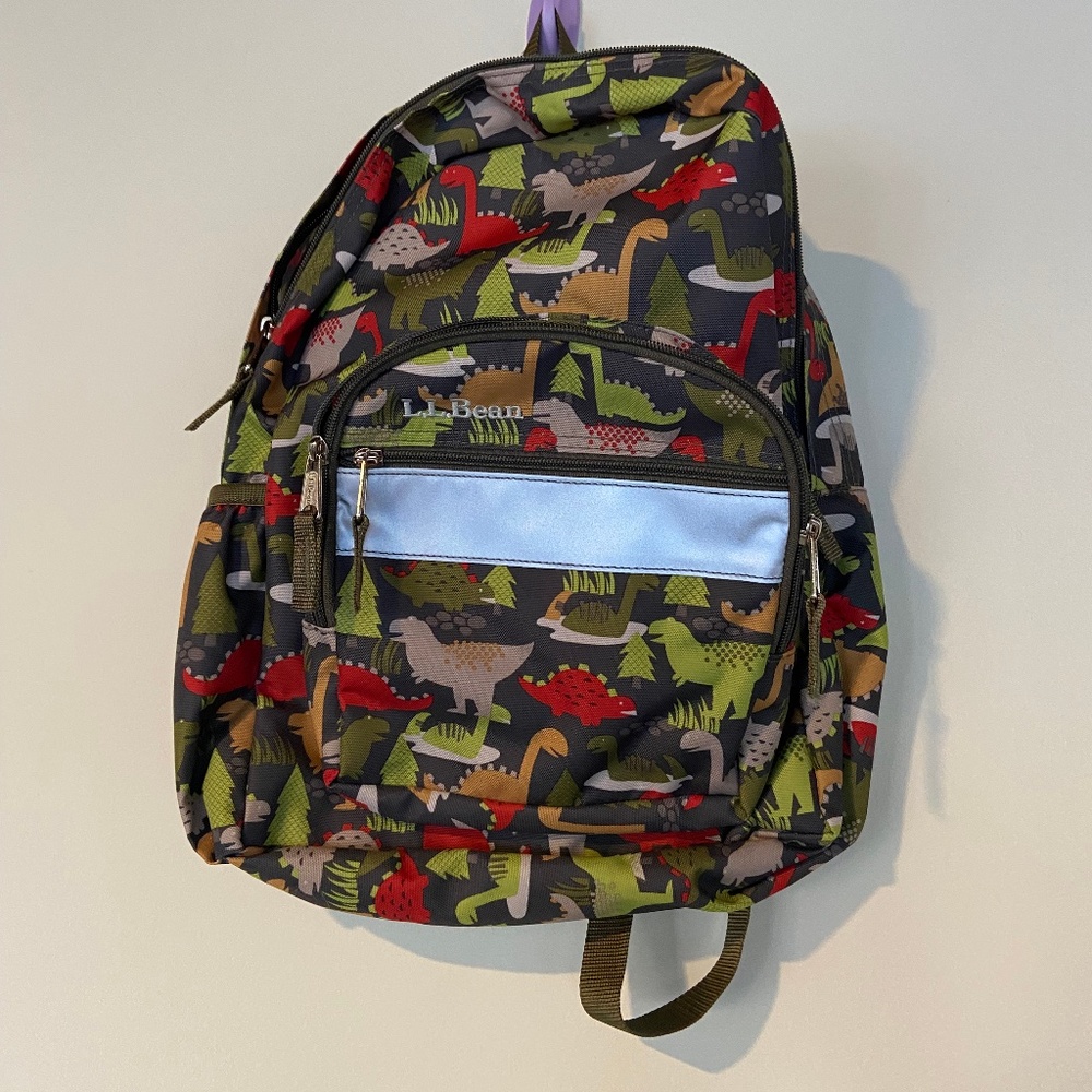 LL Bean Kids Dinosaur Backpack BNWT
